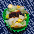 nosso's cooksnap of when they made コーンと枝豆とじゃがいもの掻き揚げ.