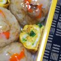 nosso's cooksnap of when they made 朝昼夕お弁当♪細ねぎたっぷりの卵焼き.