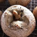 クープン's cooksnap of when they made 簡単！クリームチーズ黒ごまパン♪.