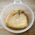 花時計咲いた's cooksnap of when they made 卵の巾着煮.