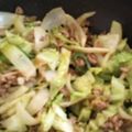 克美❤️'s cooksnap of when they made 豚挽肉の回鍋肉丼.