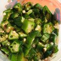 クックDQ2Z4T☆'s cooksnap of when they made 簡単！早い！お弁当にも♪オクラのおひたし.