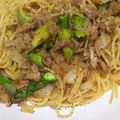 ミケラップ's cooksnap of when they made アスパラとツナの和風マヨパスタ.