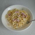 narina33's cooksnap of when they made 簡単 クリームパスタ.