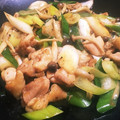 織衣（おかま）'s cooksnap of when they made 鶏肉と長ねぎ椎茸のクレソル炒め.