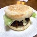＊ムラサキ＊'s cooksnap of when they made マックより美味しい！てりたまバーガー♪.