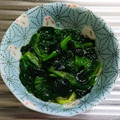 もぐ・ω・くま's cooksnap of when they made ほうれん草の海苔からし和え(๑´∀｀๑).