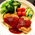 クック72A4ND☆'s cooksnap of when they made 基本の豆腐ハンバーグ♪簡単とりひき肉.