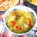 bekkoame's cooksnap of when they made 海老の茹で汁を極旨のスープへ作り変える策.