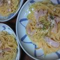 まゆじい's cooksnap of when they made 生クリーム不使用！簡単＊カルボナーラ.