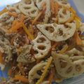 クックR5RAY2☆'s cooksnap of when they made れんこんとそぼろのきんぴら 優しい味.