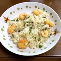 おいも39's cooksnap of when they made 残りご飯で炊かずに簡単！えびセロリピラフ.