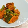 松姫☆'s cooksnap of when they made かぼちゃといんげんの和風ごまあえ.