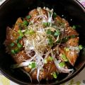 sara1213's cooksnap of when they made 旨っ！丼にもお酒にも☆簡単サーモンの漬け.