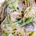ギャリ子's cooksnap of when they made 牛乳で！春キャベツの生ハムクリームパスタ.
