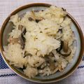 クックyue's cooksnap of when they made 炊飯器で♫キノコとベーコンの炊き込みご飯.