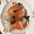 クックLL6OYO☆'s cooksnap of when they made 大根とスモークサーモンのオードブル.