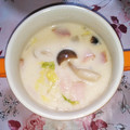 ｻﾞ・ワンピース's cooksnap of when they made 長芋&きのこ♡とろ〜りんミルクスープ.