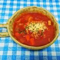 ととろ＆めい's cooksnap of when they made ✿トマト嫌いな娘へ作る♡ミネストローネ✿.