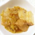 ミニcooking's cooksnap of when they made 我が家の定番☆白菜と厚揚げの煮びたし.
