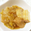 ミニcooking's cooksnap of when they made 我が家の定番☆白菜と厚揚げの煮びたし.