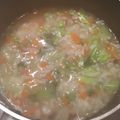 すみっこ2011's cooksnap of when they made チンゲン菜のお粥.