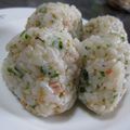 ちばたま's cooksnap of when they made たらこと仲間達✿バターおにぎり.