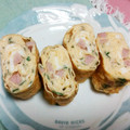まぶたん's cooksnap of when they made かぶの葉とソーセージの玉子焼き♡.