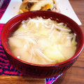 ちゃぴ♥'s cooksnap of when they made 簡単☆安い！もやしときゃべつの味噌汁.