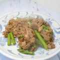 大魔女's cooksnap of when they made アスパラと牛肉炒め・中華風.