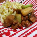 しょみ一's cooksnap of when they made 白ネギと鶏のウマ照り焼き.