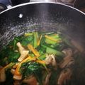 一人料理教室３時の母's cooksnap of when they made 小松菜､人参､油揚げの煮浸し☆.