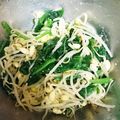yoyoyouこ's cooksnap of when they made やみつき☆もやしとほうれん草のナムル☆.