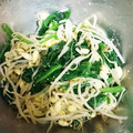 yoyoyouこ's cooksnap of when they made やみつき☆もやしとほうれん草のナムル☆.