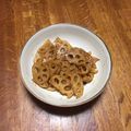 かよばぁ's cooksnap of when they made シャキシャキ美味しい♡レンコンのきんぴら.