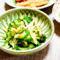 makichihua's cooksnap of when they made 白菜・キュウリとわかめのごまあえ♪.