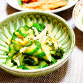 makichihua's cooksnap of when they made 白菜・キュウリとわかめのごまあえ♪.