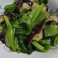 tolatte's cooksnap of when they made レンジで簡単　小松菜とナスの煮浸し.