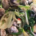 ☆☆☆蒲公英☆☆☆'s cooksnap of when they made 簡単☆アサリとほうれん草のパスタ☆.
