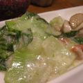 uri2215's cooksnap of when they made 鶏肉とチンゲン菜のクリーム煮.
