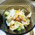 みわたけ's cooksnap of when they made りんごとキムチとキャベツのサラダ.