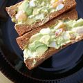 rocky6969's cooksnap of when they made 海老☆アボカド☆卵のサンドイッチ♪♪.