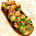 なつき☆ミ's cooksnap of when they made 冷凍唐揚げで♡生春巻き.