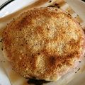 White_Bear's cooksnap of when they made ☼オーブンで焼く♪チータマ入りハムカツ.