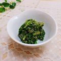 旦那は皿洗い's cooksnap of when they made ほうれん草のシンプル炒め～♪.