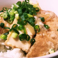 クリーピングタイム☆'s cooksnap of when they made 厚揚げ・玉ねぎ・しらたきのとろろどんぶり.