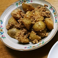 picanuts☆'s cooksnap of when they made かぼちゃとじゃがいものそぼろ煮.
