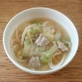 ポニーリボン's cooksnap of when they made 風邪の時にも✤鶏塩みぞれうどん.