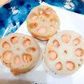 ☆パッセりん☆'s cooksnap of when they made 海老しんじょのレンコンはさみ焼き.