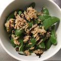 ほのりんママさん's cooksnap of when they made スナップエンドウのサッと炒めツナ＆塩昆布.